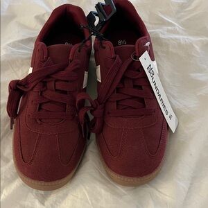 No Boundaries Burgundy Sneakers